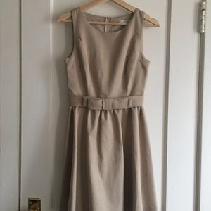 LAUREN CONRAD FITTED A-LINE DRESS W/SUBTLE SHINE